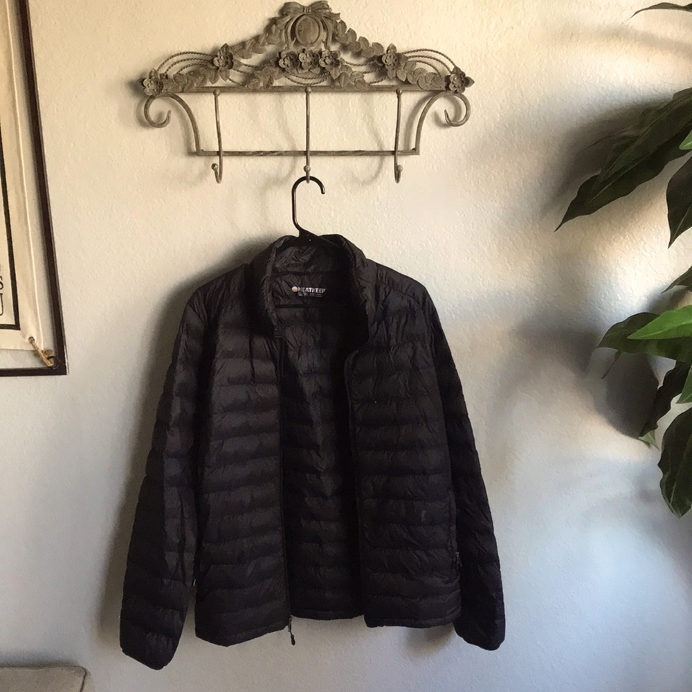 HeatKeep jacket . Light weight not to heavy .